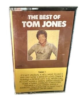 The Best of Tom Jones Cassette Tape 1990 Heartland Music 11 Tracks